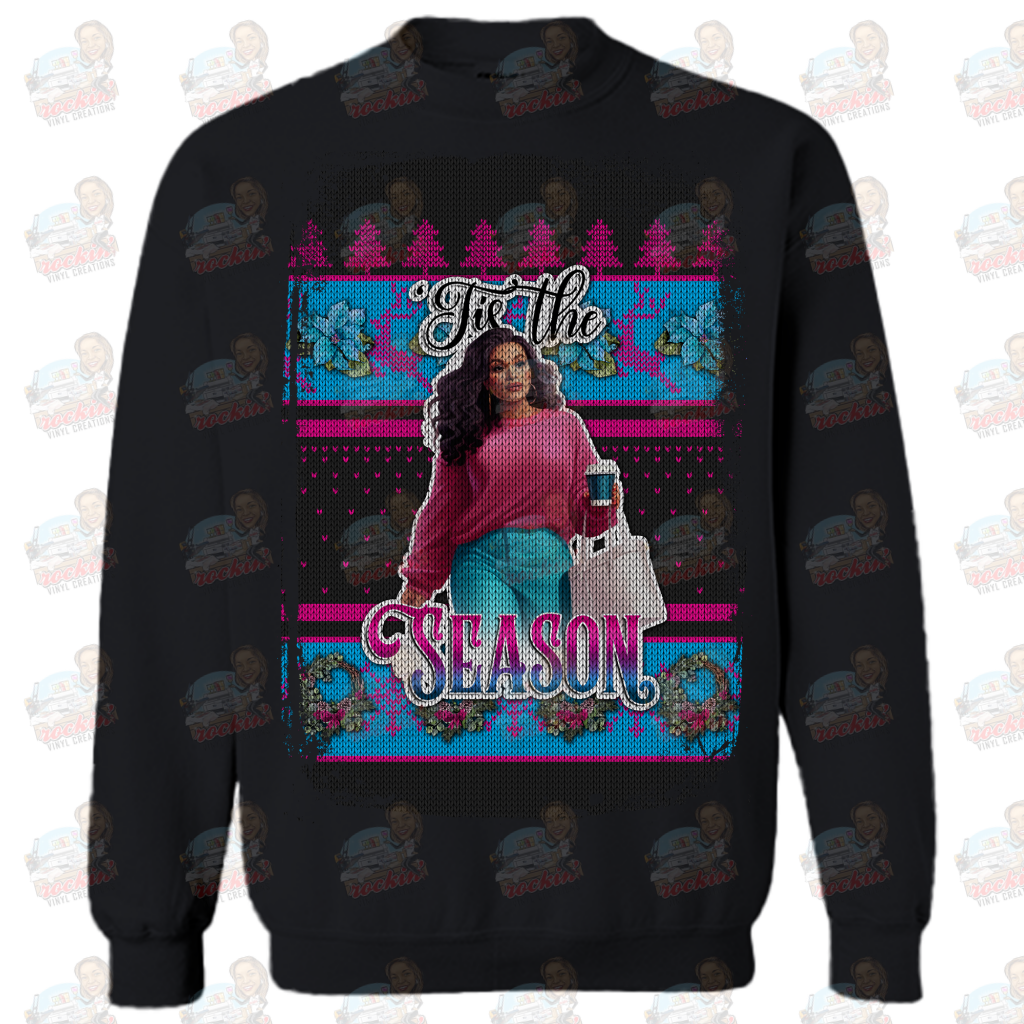 Ugly Christmas Sweater Sweatshirt | Rockin’ Vinyl Creations Adult S