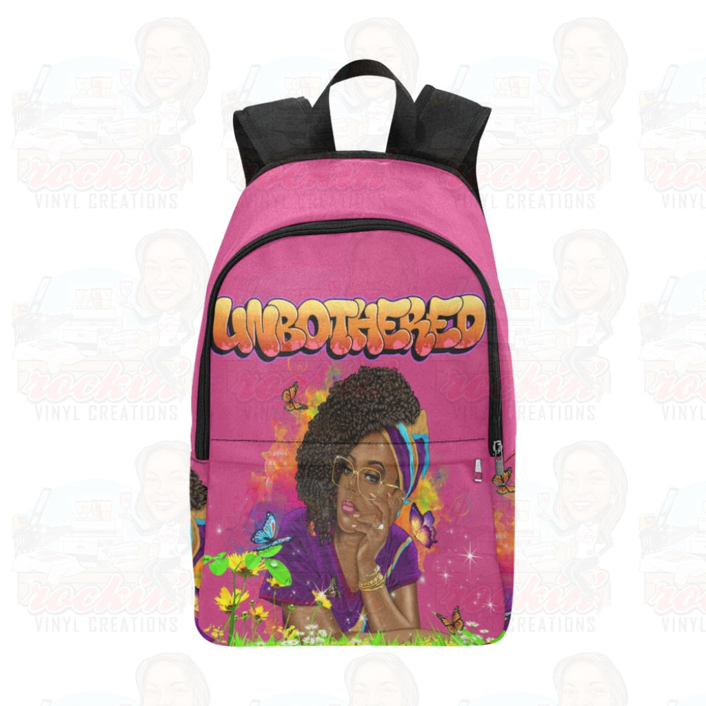 Unbothered Backpack (Model 1659) | Rockin Vinyl Creations Casual For Adult (1659) - Bags