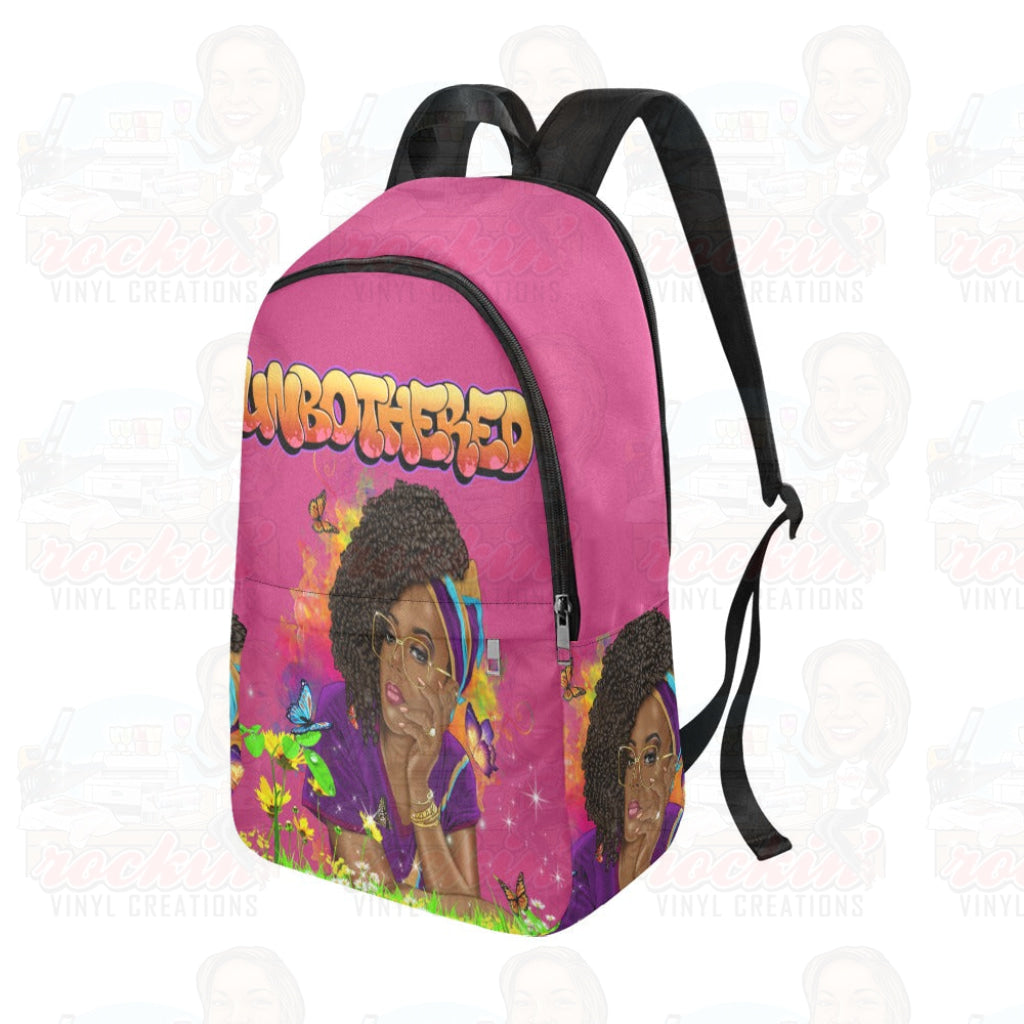 Unbothered Personalized Backpack