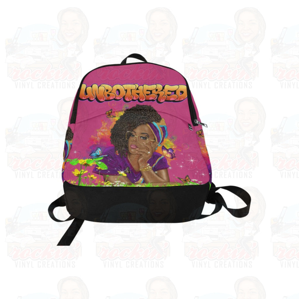 Unbothered Backpack (Model 1659) | Rockin Vinyl Creations Casual For Adult (1659) - Bags