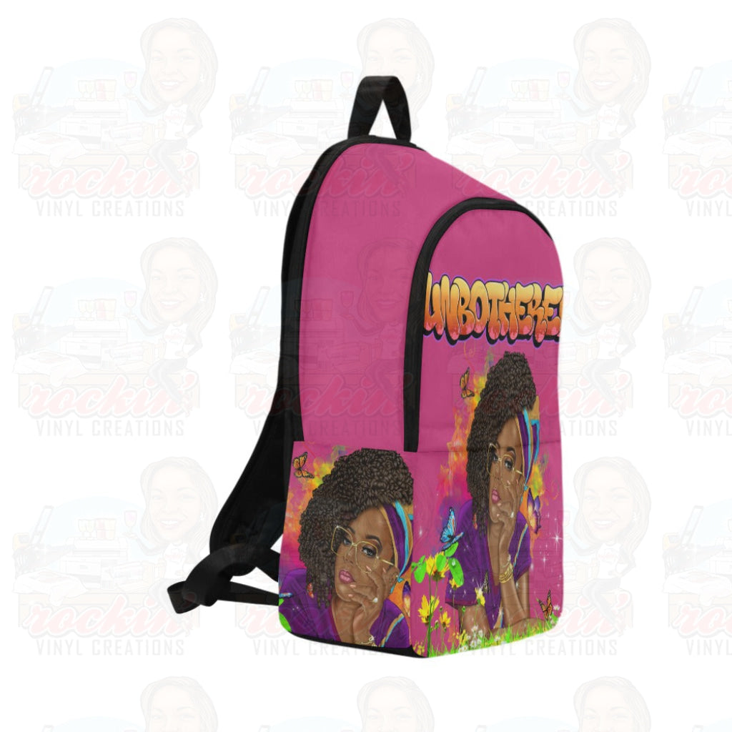 Unbothered Backpack (Model 1659) | Rockin Vinyl Creations Casual For Adult (1659) - Bags