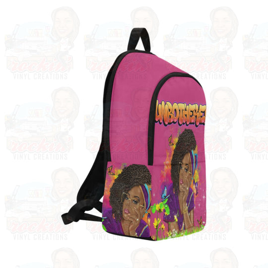 Unbothered Personalized Backpack