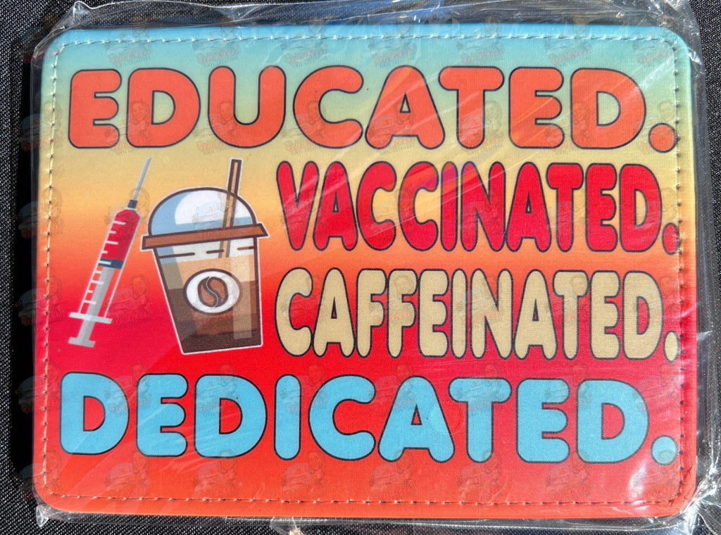 Vaccination Card Holder| Rockin Vinyl Blanks Educated Holder