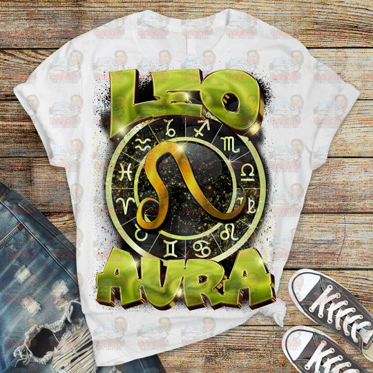 Zodiac Aura Shirt | Rockin’ Vinyl Creations S / Leo