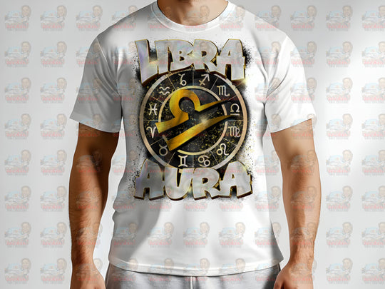 Zodiac Aura Shirt | Rockin’ Vinyl Creations S / Libra