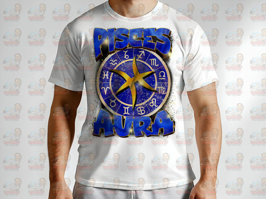 Zodiac Aura Shirt | Rockin’ Vinyl Creations S / Pisces