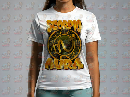 Zodiac Aura Shirt | Rockin’ Vinyl Creations S / Scorpio