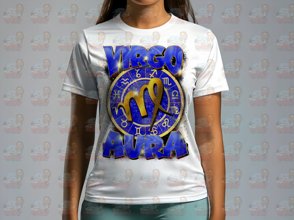 Zodiac Aura Shirt | Rockin’ Vinyl Creations S / Virgo